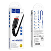 Hoco USB A - Lightning kábel 2,4A 1 m X59 fekete - 2. kép