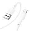 USB kábel A - C Hoco 3A 1 m fehér - 0. kép