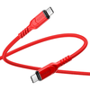 HOCO kábel Type C to Type C PD QC 3A 60W X59 1 m piros - 0. kép
