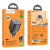 HOCO fali töltő Type C + Type C to Lightning kábel QC PD 20W N40 fekete - 4. kép