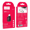 Adapter OTG USB C - Lightning Hoco 3A UA31E fekete - 4. kép