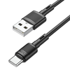 USB A - USB C Hoco 3A 1 m X83 fekete kábel - 0. kép