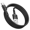 USB A - USB C Hoco 3A 1 m X83 fekete kábel - 1. kép