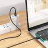 USB A - USB C Hoco 3A 1 m X83 fekete kábel - 2. kép