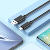 Lightning USB kábel USB A - Lightning Hoco 2,4A 1 m fekete - 2. kép