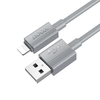 Hoco USB-A - Lightning kábel 2,4A 1 m X107 szürke - 0. kép