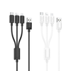 Kábel 3 az 1-ben USB A Lightning / Micro USB / USB C Hoco 2A X74 1 m fekete - 2. kép