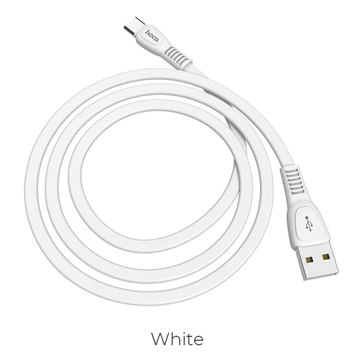Kábel USB A-ról USB C-re Hoco 2,4A 1 m fehér