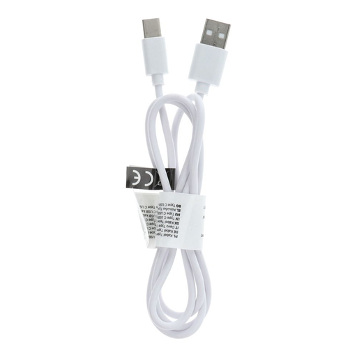 USB A - Type C 2.0 kábel C366 (csatlakozó hossza: 8 mm) 1 m fehér