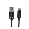 Kábel USB A - Type C 2.0 C366 (csatlakozó hossz: 8mm) 1 m fekete - 0. kép