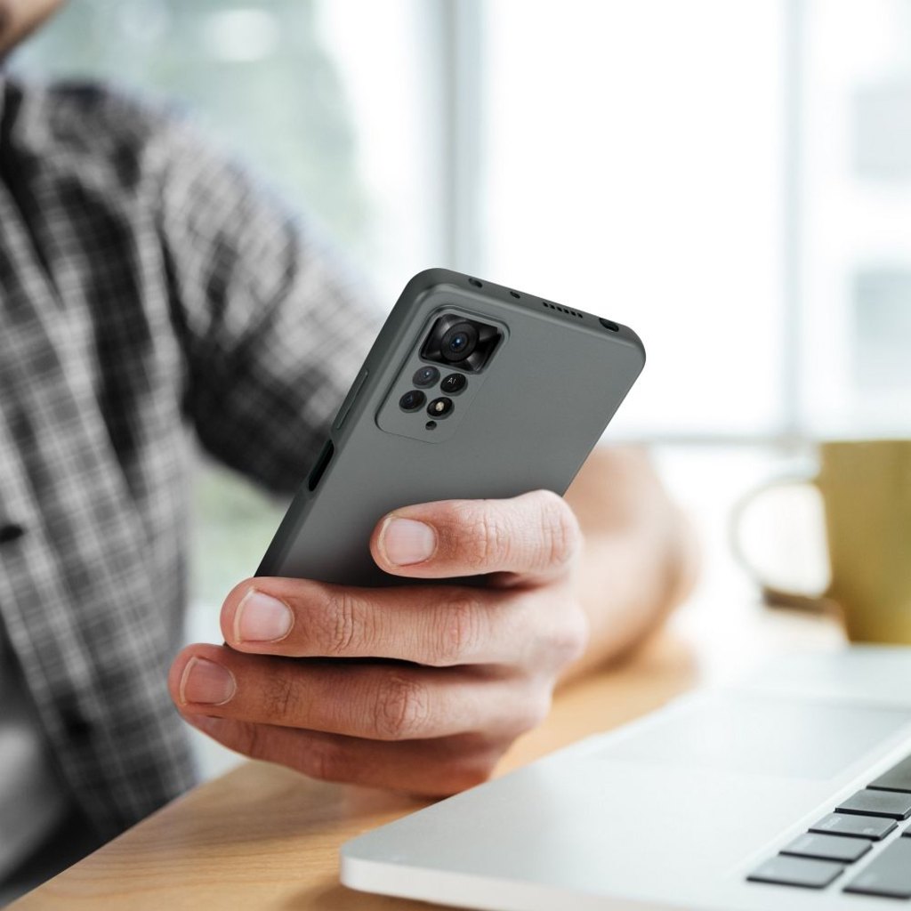 METALLIC tok XIAOMI Redmi 12 4G szürke - 8