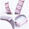 Nylon szíj Xiaomi Mi Band 5 / 6 / 7 rózsaszín - 1. kép