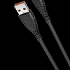 VEGER kábel USB A - Type C 2,4A V104 1,2 m fekete - 1. kép