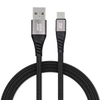BLUE STAR fonott kábel 3A 20W USB A-tól Type C PD QC4.0 TFK-DC-003 1,2 m fekete - 0. kép