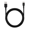 BLUE STAR kábel 3A USB A Type-C DC-001AC3.0 1 m fekete - 0. kép