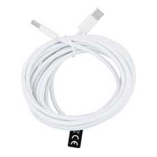 Cable Type C to Type C PD QC3.0 3A 30W HD26 BOX 3 m fehér