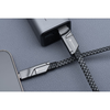 FORCELL F-ENERGY C241 4 az 1-ben kábel Type C / USB A Type C / Lightning QC PD 3A 60W 1 m króm - 3. kép