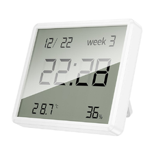 HOCO elektronikus óra hő- és páratartalom-mérővel HX41 fehér