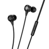 HOCO vezetékes fülhallgatók Jack 3,5 mm mikrofonnal M116 fekete - 0. kép