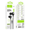 HOCO vezetékes fülhallgatók Jack 3,5 mm mikrofonnal M116 fekete - 3. kép