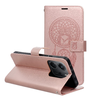 MEZZO fliptok Xiaomi Redmi Note 14 4G (GLOBAL - 164,84mm x 78,15mm x 8,16mm) álomfogó rózsa arany tok - 0. kép