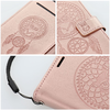 MEZZO fliptok Xiaomi Redmi Note 14 4G (GLOBAL - 164,84mm x 78,15mm x 8,16mm) álomfogó rózsa arany tok - 3. kép