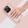 DUX DUCIS pénztárca tok SKIN PRO Xiaomi Redmi Note 14 4G (163,25mm) rózsaszín tok - 0. kép