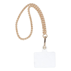 CHAIN #43 telefontartó nyakpánt / zsinórhossz 40cm (20cm a hurokban) / csuklóra - arany