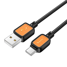 Hoco 3A 1 m X108 fekete Type-C USB kábel