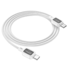 Cable USB C-USB C Hoco 3A 60W 1 m X108 fehér - 0. kép