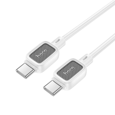 Cable USB C-USB C Hoco 3A 60W 1 m X108 fehér