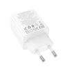 HOCO töltő 2 x Type C + 2 x USB A PD QC3.0 3A 20W N56 fehér - 0. kép