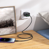 HOCO töltő 2 x Type C + 2 x USB A + Type C kábel Lightningre PD QC3.0 3A 30W N56 fekete - 3. kép