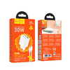 HOCO töltő 2 x Type C + 2 x USB A + Type C - Type C kábel PD QC3.0 3A 30W N56 fehér - 3. kép
