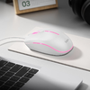 HOCO vezetékes gamer USB A számítógépes egér 2400 dpi GM37 fehér - 0. kép