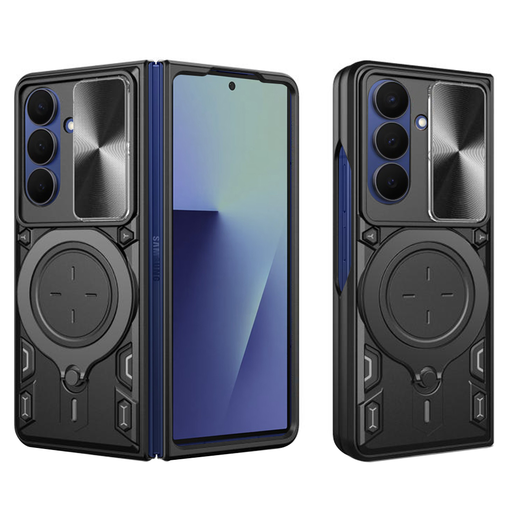 Samsung Galaxy Z Fold7 - Techsuit CamGuard Pro - Fekete tok
