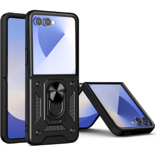 Samsung Galaxy Z Flip7 - Techsuit CamShield sorozat - Fekete tok
