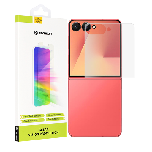  Samsung Galaxy Z Flip7 Átlátszó Techsuit Clear Vision Glass üvegfólia
