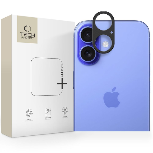 iPhone 17 Čierny Tech-protect Camalloy Fit+ ochranné sklo na kameru