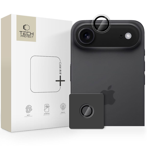 iPhone 17 Air Priehľadný Tech-Protect Camring Fit+ Ochrana objektívu kamery