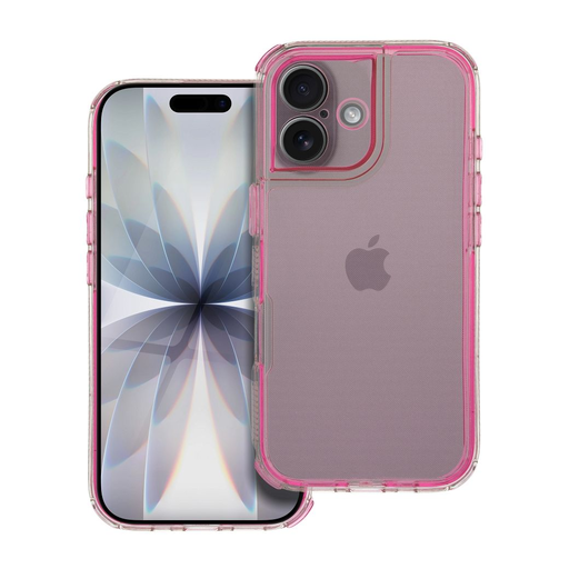  iPhone 17 Púderrózsaszín MATRIX CLEAR tok
