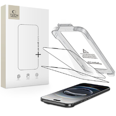 Tech-Protect Quick Set+ edzett üveg 2-pack iPhone 17 Air fekete üvegfólia