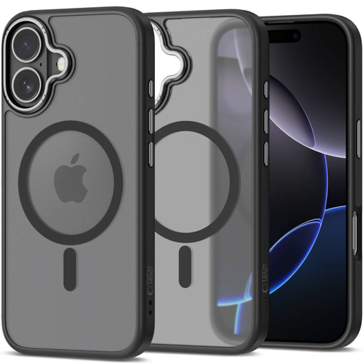 Tech-protect Magedge Magsafe Iphone 17 Matt Fekete/Gunmetal tok