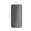 Tech-protect Glass Spy+ 2-db iPhone 16 Pro / 17 / 17 Pro privát üvegfólia - 0. kép