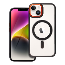 COLOR EDGE MAG COVER tok, kompatibilis a MagSafe technológiával iPhone 14-hez fekete arany tok
