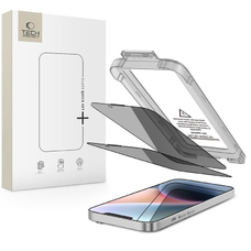 Tech-Protect Quick Set Spy+ 2-pack iPhone 13 / 13 Pro / 14 / 16e Privacy üvegfólia