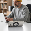 Tech-protect Mmr600 Mágneses Magsafe Telefontartó Szatén Fekete - 2. kép