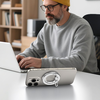 Tech-protect Mmr600 Mágneses Magsafe Telefon Gyűrű Szatén Ezüst - 2. kép