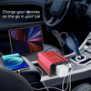 Techsuit - Autós feszültségátalakító FlexiCarVolt (IA1) - Type-C, USB-A, Csatlakozó aljzat, PD65W, 300W - Piros - 4. kép