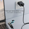 Techsuit - Laptop Adapter LaptopPlugX (A22) - Laptophoz, DC-ről Type-C-re, 100W, LED kijelzővel - Fekete - 3. kép